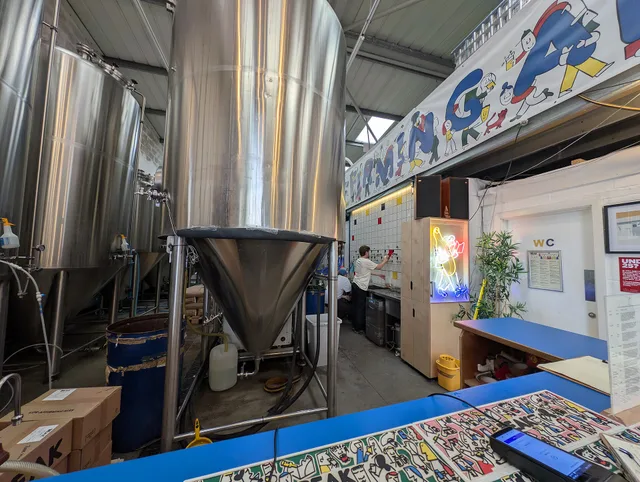 at the counter of Beak Brewery Taproom. How to read a brewery taproom: 25 signals and a walkthrough for your own room