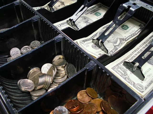 cash register, drawer, cash, register, money, retail, business, shop, currency, till, store, sale, checkout, payment, pay, purchase, commerce, cash register, cash register, cash register, cash register, cash register, cash. Cash Handling and Payroll Records for US Taprooms: An Audit Trail With Federal Floors and Three State Retention Rules